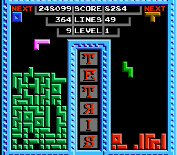 Tetris (Tengen version for NES)