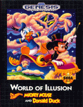 World of Illusion Starring Mickey Mouse and Donald Duck - box cover