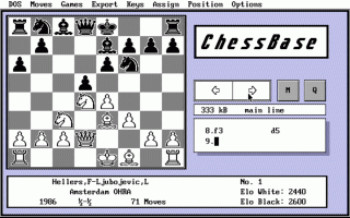 ChessBase 3.0 (DOS version)