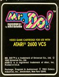 Mr. Do! - obal hry