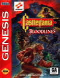 Castlevania Bloodlines - obal hry