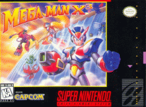 Mega Man X3 - box cover