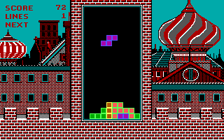 Tetris (DOS version by Spectrum Holobyte)