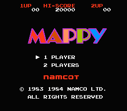 Mappy Nes Online Game Retrogames Cz