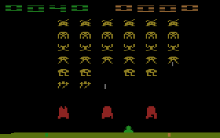 Space Invaders (Atari 2600) - online game | RetroGames.cz