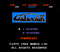 Galaxian Nes Online Game Retrogames Cz