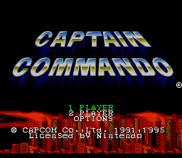 Captain Commando (SNES) - online game