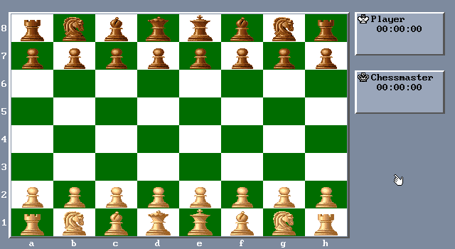 ChessMaster 3000 gameplay (PC Game, 1991) 