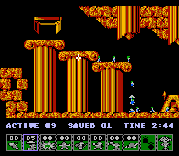 Lemmings (NES) - online game