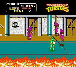 Teenage Mutant Ninja Turtles II (NES)