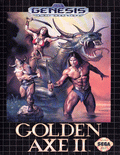 Golden Axe II - box cover