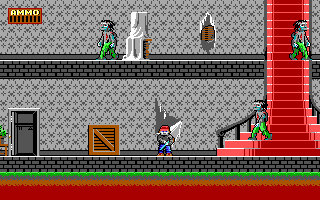 Dangerous Dave in the Haunted Mansion - DOS version