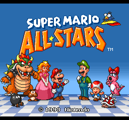 Super Mario All-Stars (title screen)