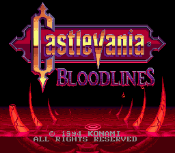 Castlevania Bloodlines (Sega Genesis) - online game | RetroGames.cz