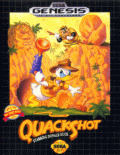 QuackShot starring Donald Duck - box cover